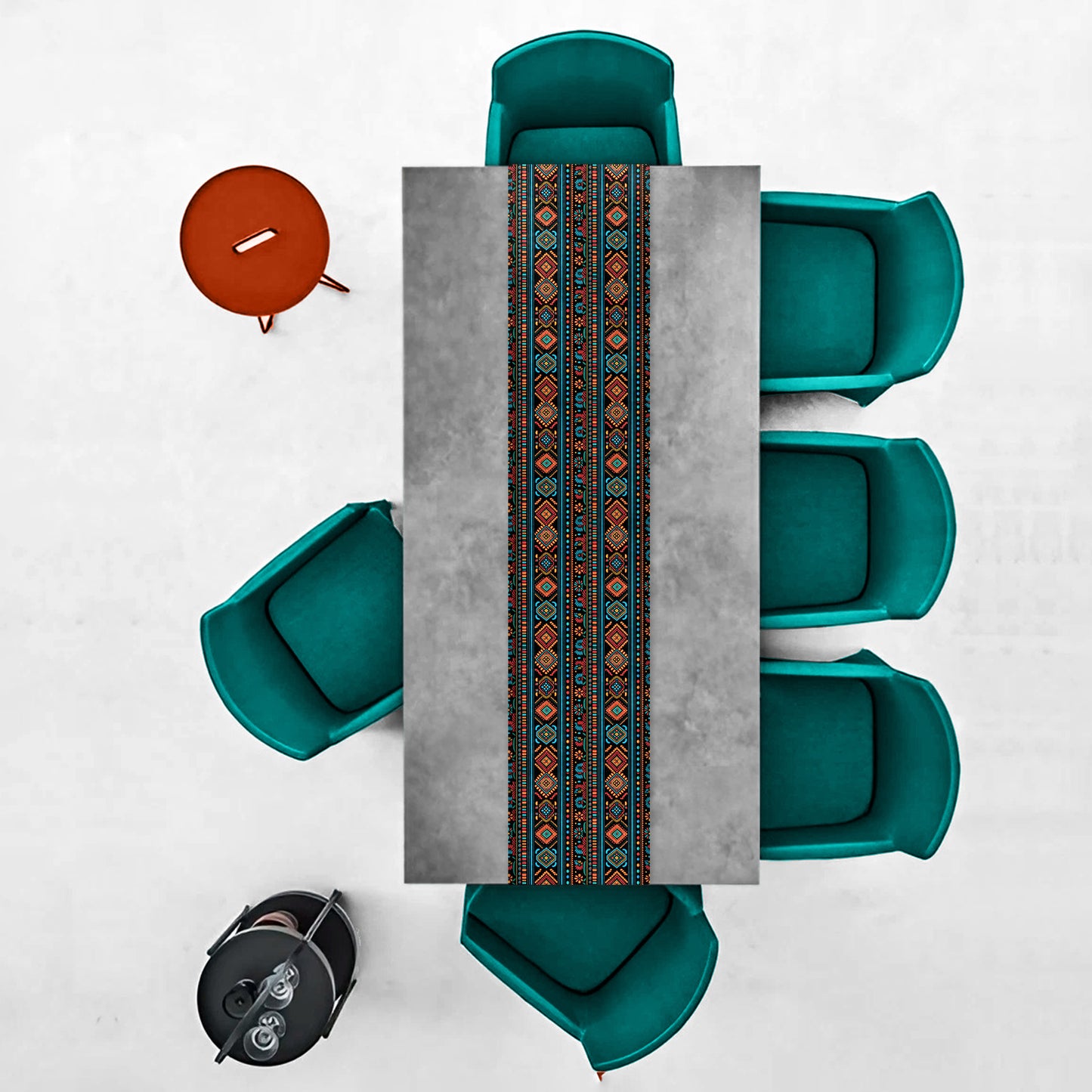 Ethnic Influence Table Runner