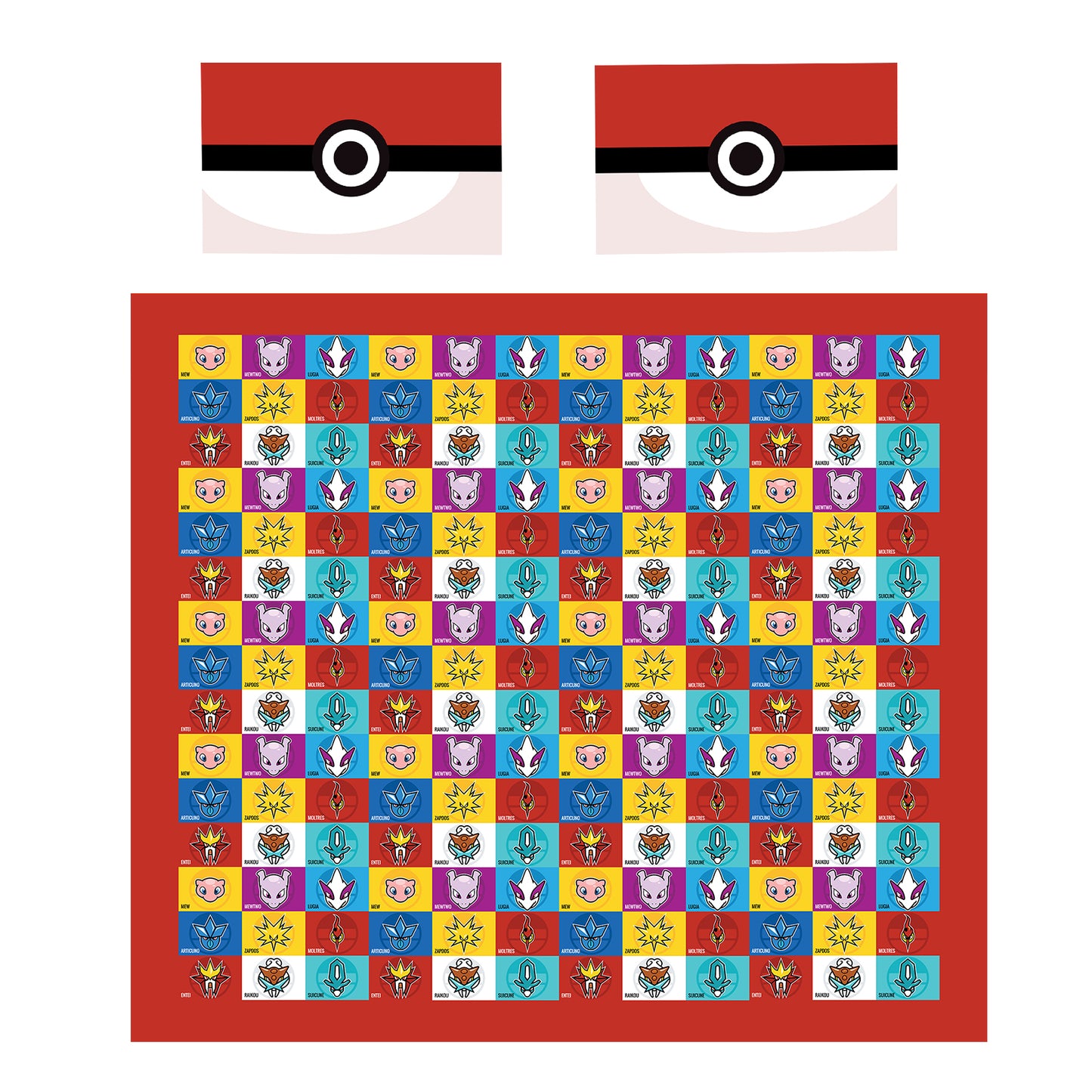 Evolution Of Pokémon Duvet Set