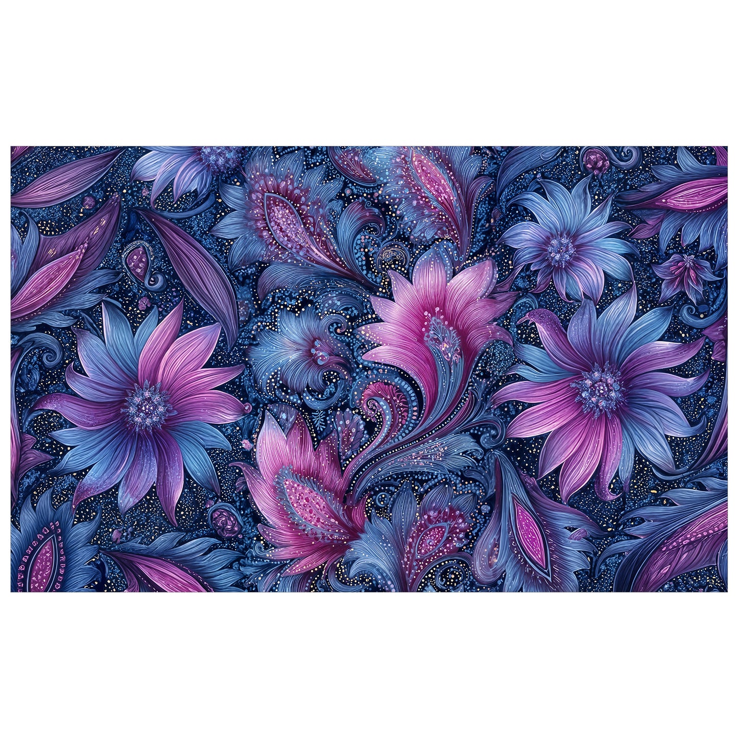 Exquisite Paisley Rectangle Tablecloth