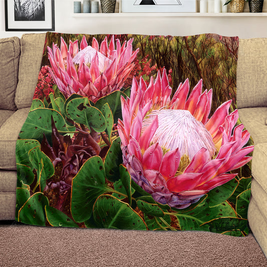 Eye of the Beholder Light Weight Fleece Blanket By Delene Lambert
