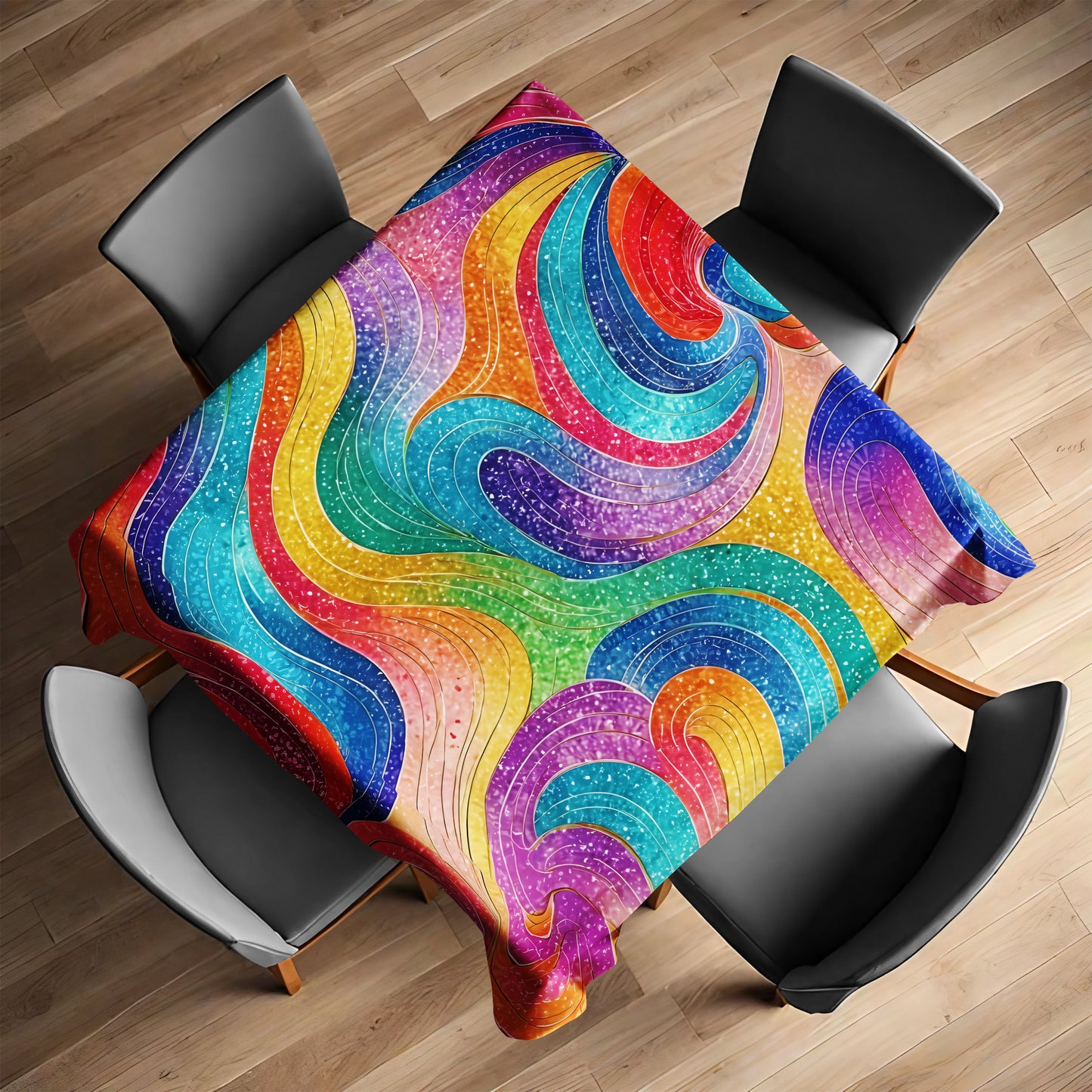 Fable Colours in Fluid Square Tablecloth