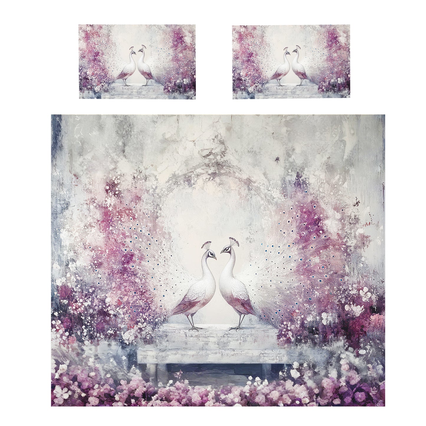 Faded Petal Romance Duvet Cover Set