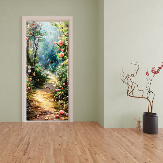 Fairy Lane Door Decoupage