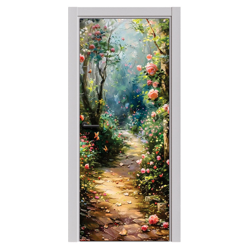 Fairy Lane Door Decoupage