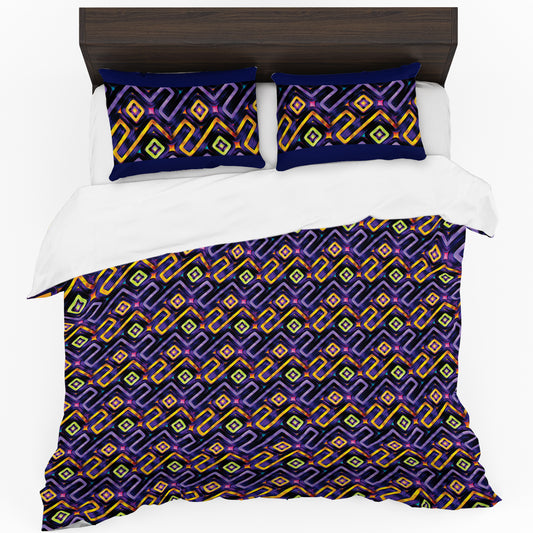 Fancy Wiring Duvet Cover Set