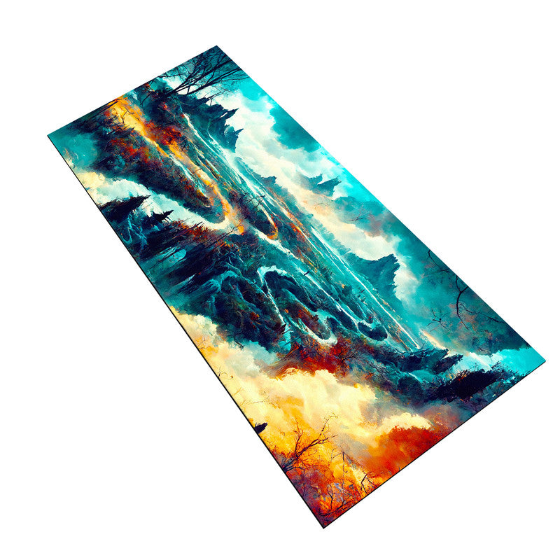 Fantasy Floating Landscape Large Desk Pad