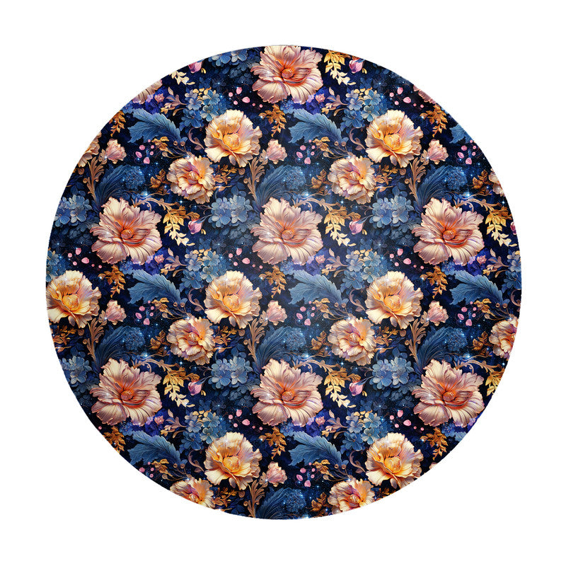Fantasy Flowers Round Tablecloth