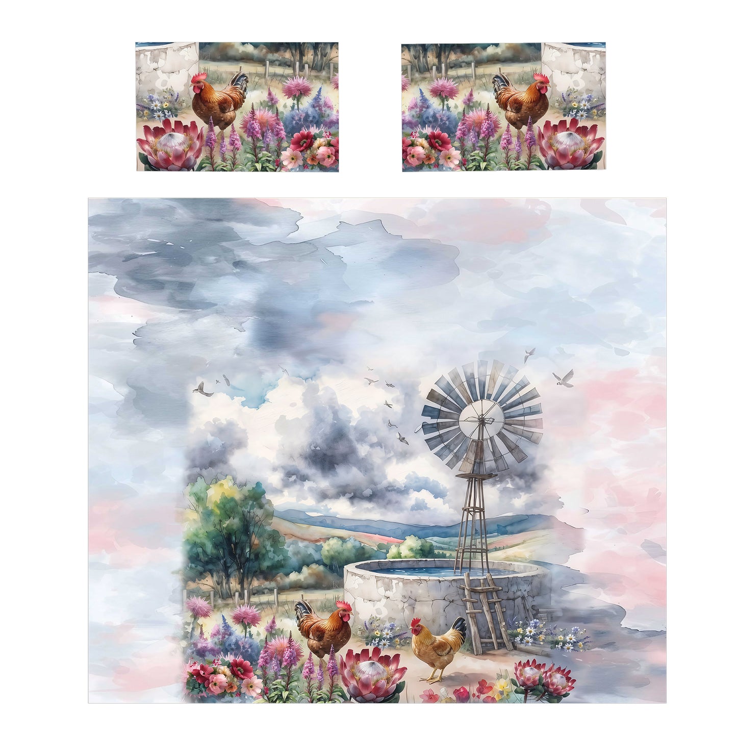 Farm Dam Duvet Cover Set