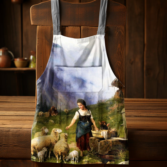 Farm Life Medium Length Apron