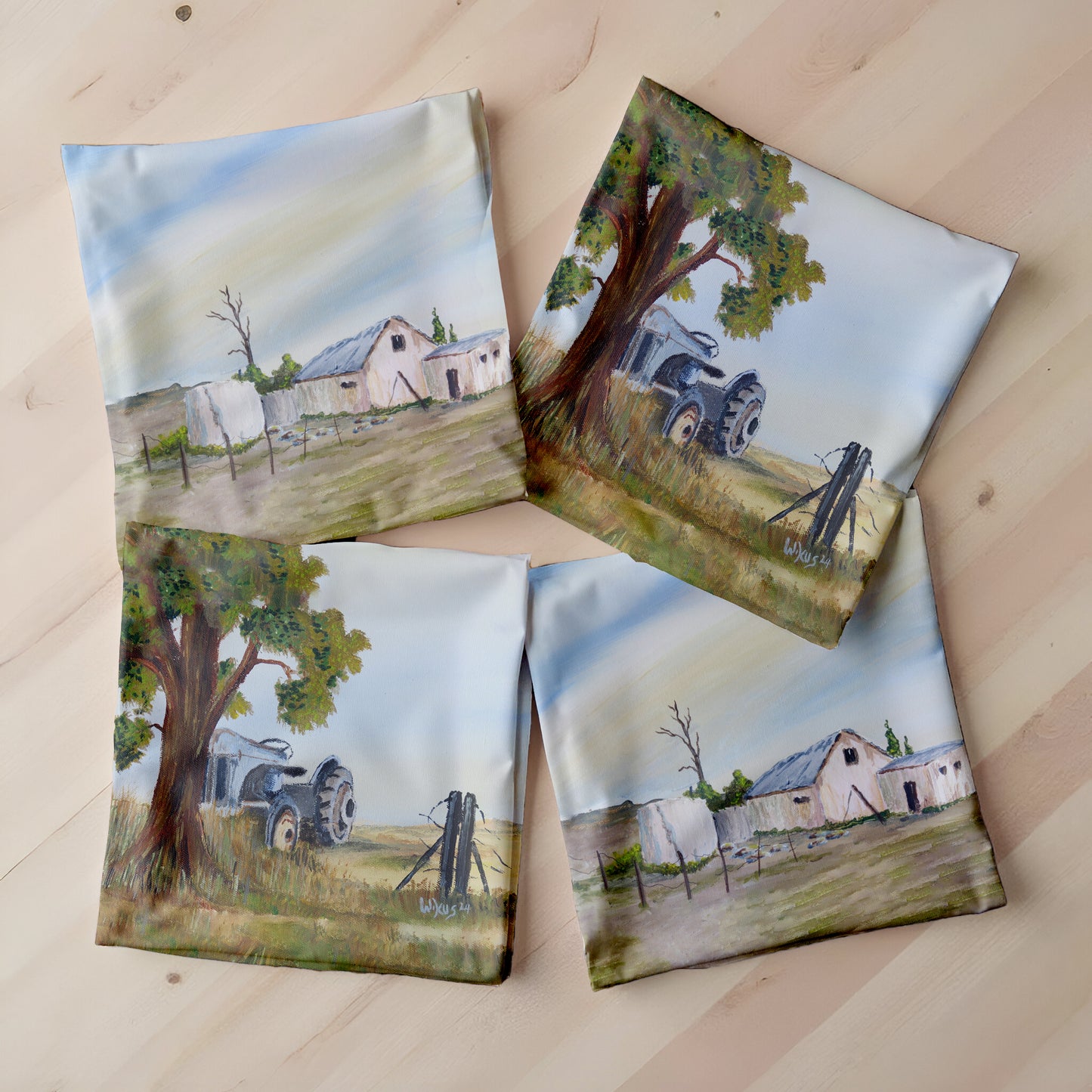 Farm Living Luxury Scatter Covers By Wikus Hattingh (Set of 4)
