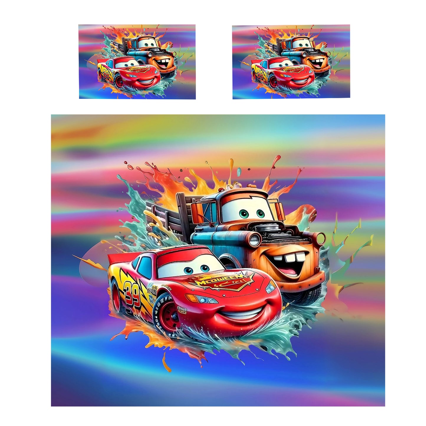 Fast Cars Kids Duvet Cover Set