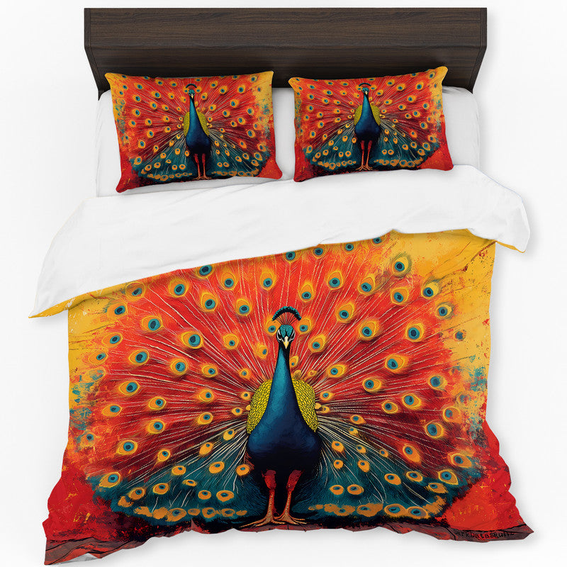 Feather Firestorm Duvet Cover Set by Wikus Schalkwyk