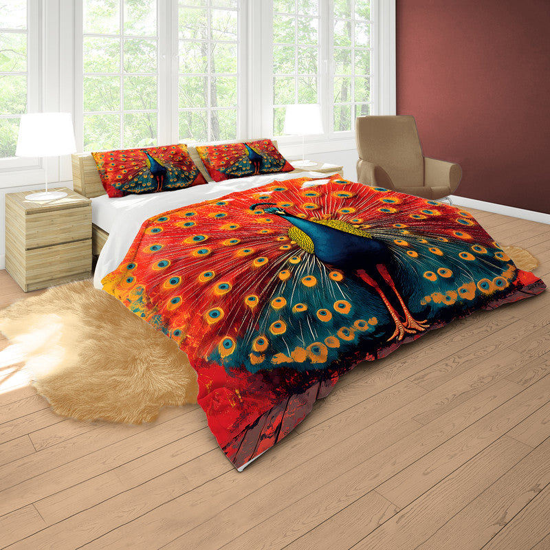 Feather Firestorm Duvet Cover Set by Wikus Schalkwyk