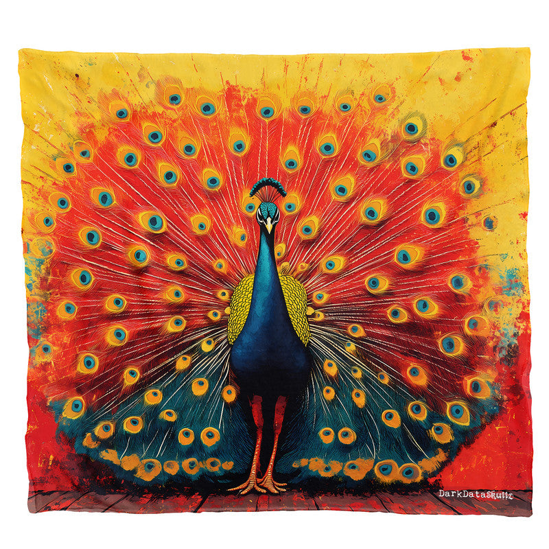 Feather Firestorm Light Weight Fleece Blanket by Wikus Schalkwyk