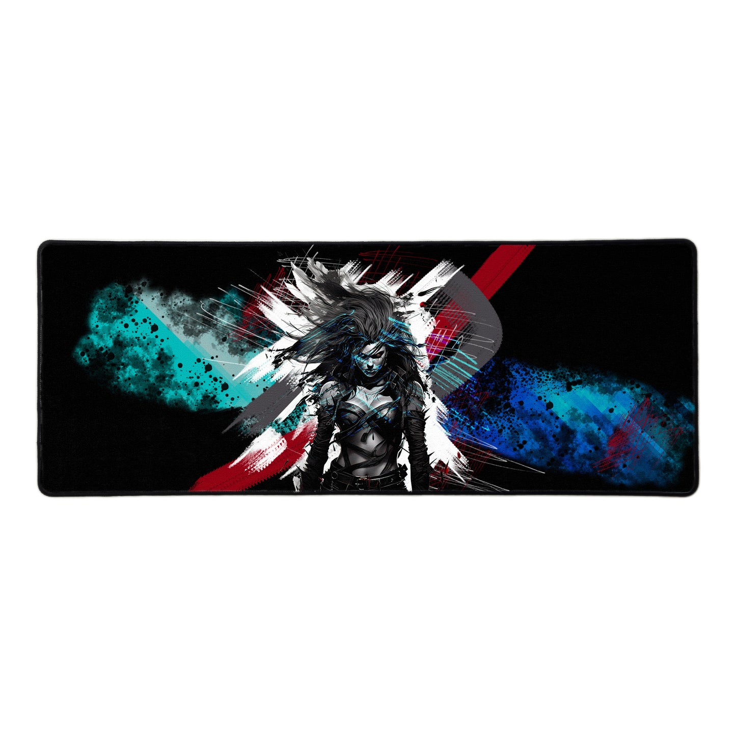 Female Warrior Large Desk Pad