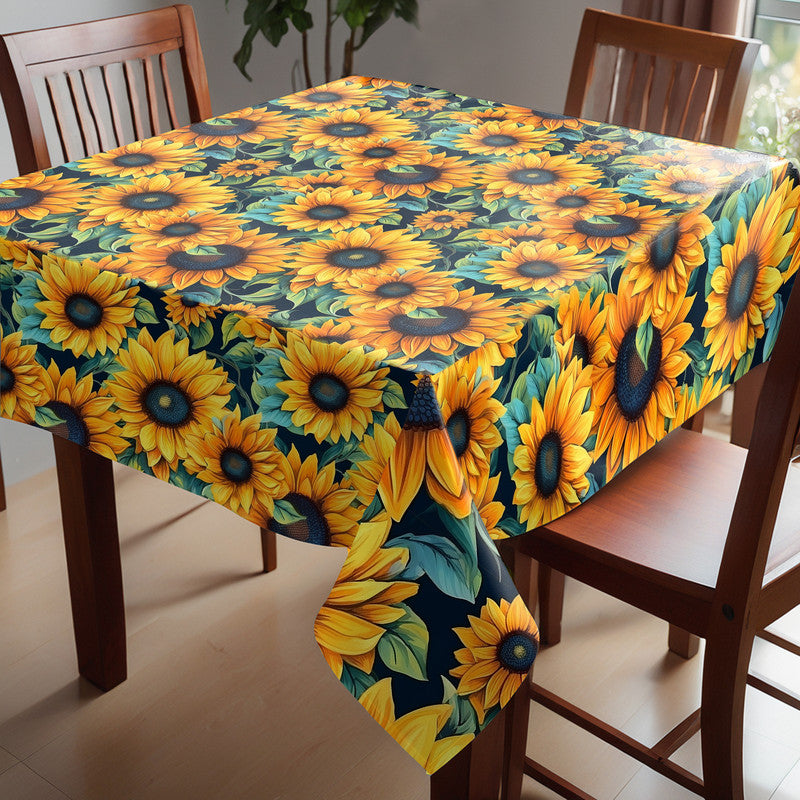 Field of Sunflowers Square Tablecloth