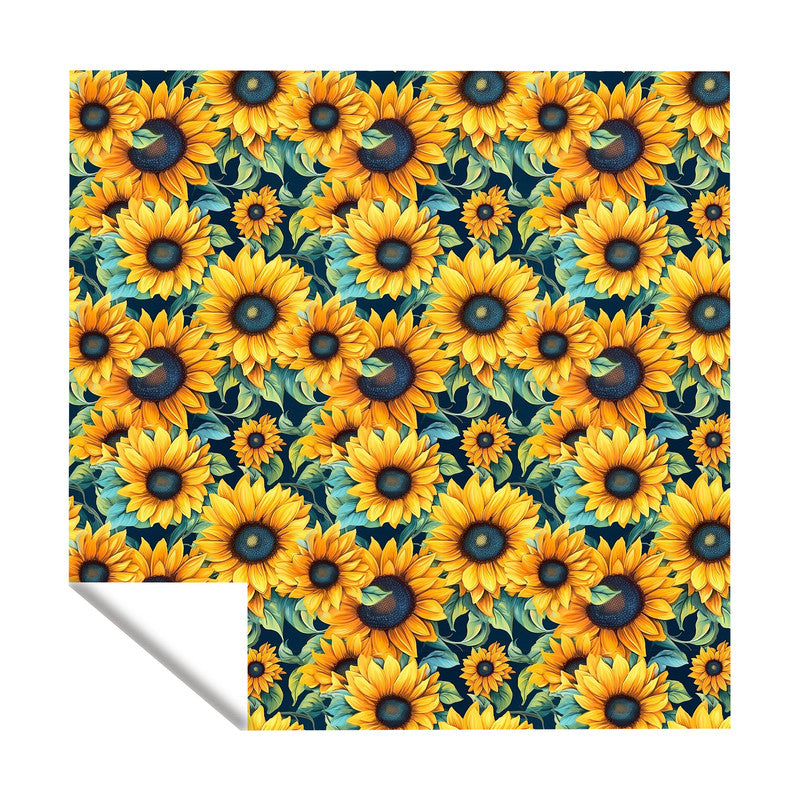 Field of Sunflowers Square Tablecloth