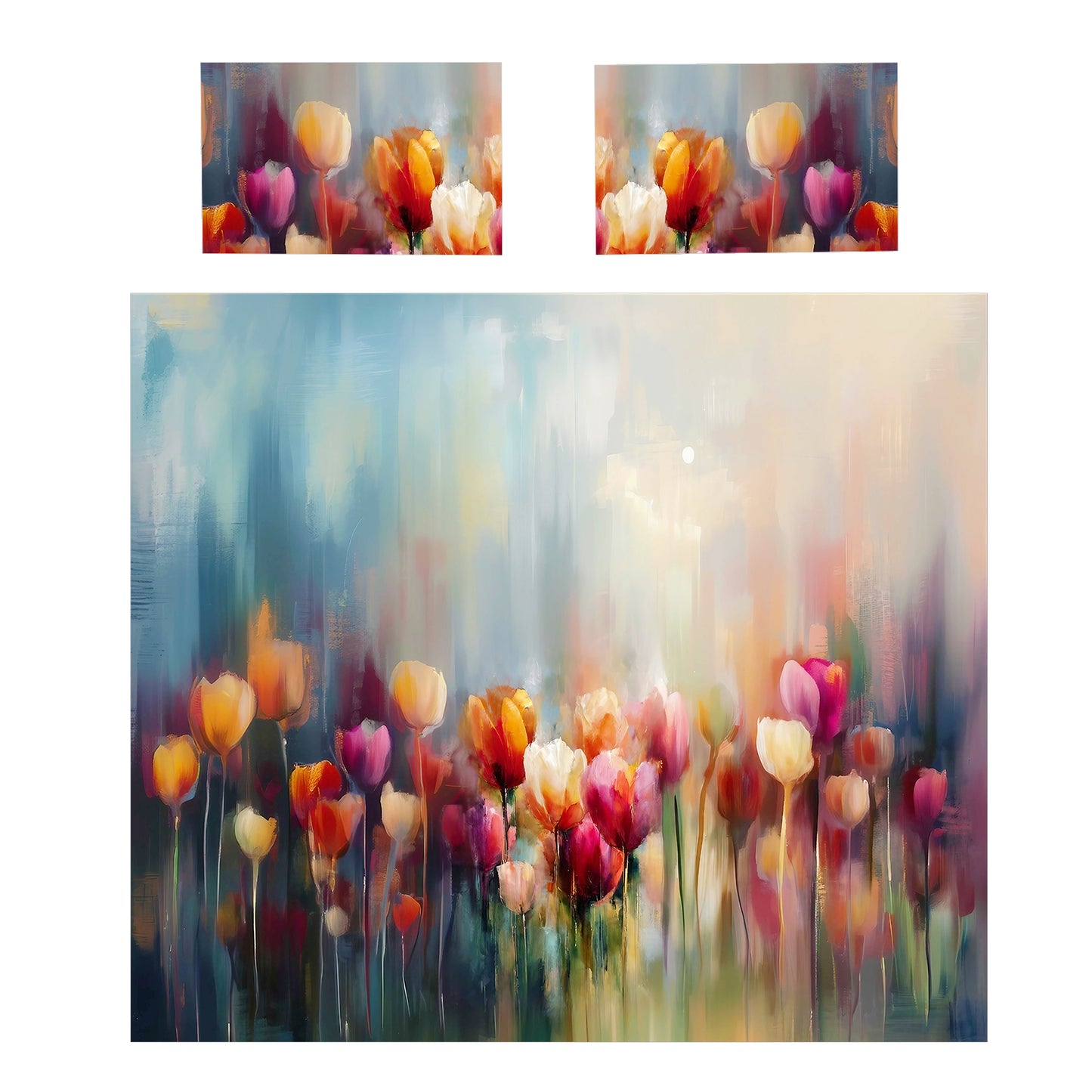 Field of Tulips Duvet Cover Set