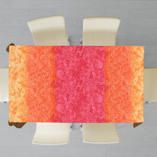 Fiery Art Rectangle Tablecloth