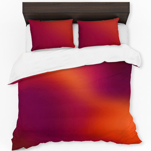 Fiery Ombre Duvet Cover Set
