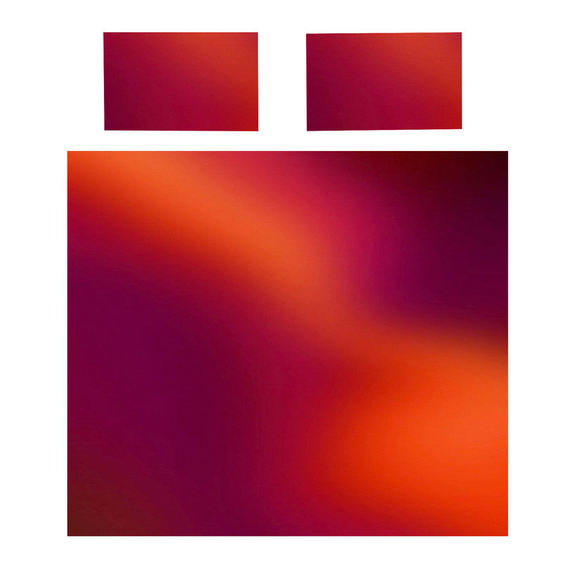 Fiery Ombre Duvet Cover Set