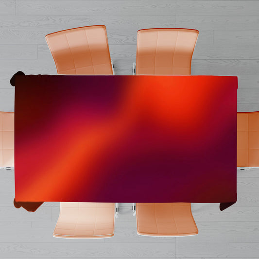 Fiery Ombre Rectangle Tablecloth