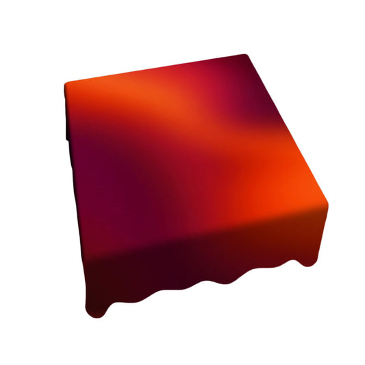 Fiery Ombre Square Tablecloth