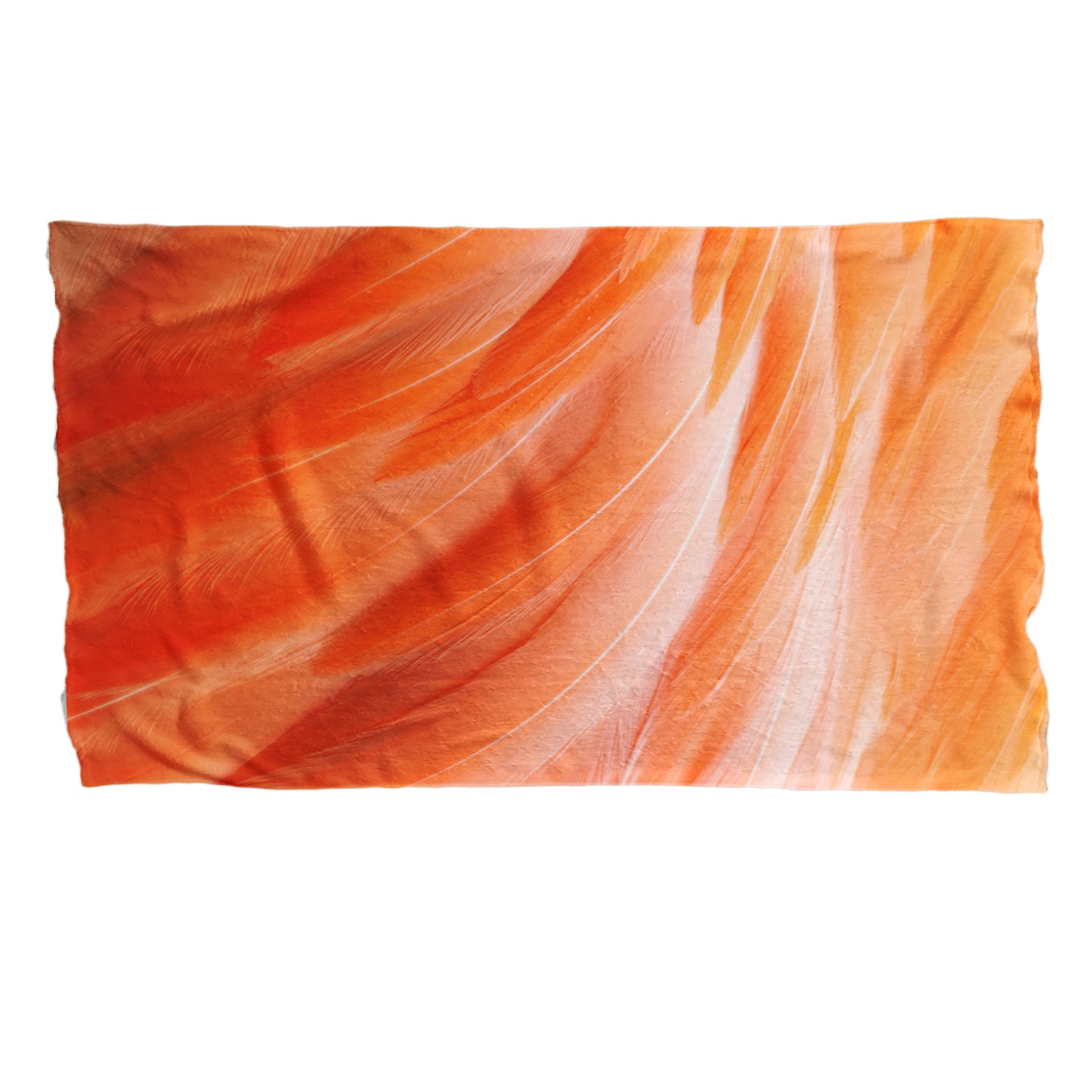 Flamingo Feathers Light Bed Throw