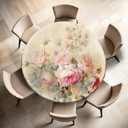 Fleeting Fragrance Round Tablecloth