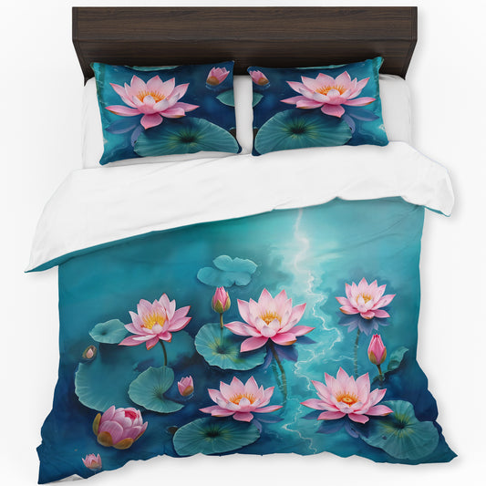 Floating Lotus Duvet Cover Set