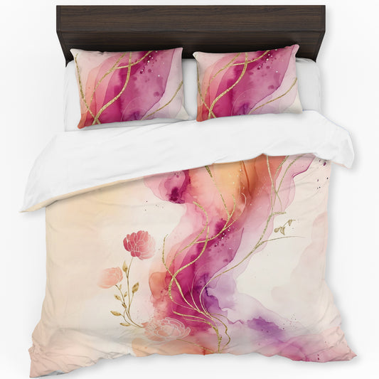 Flora Waves Duvet Cover Set