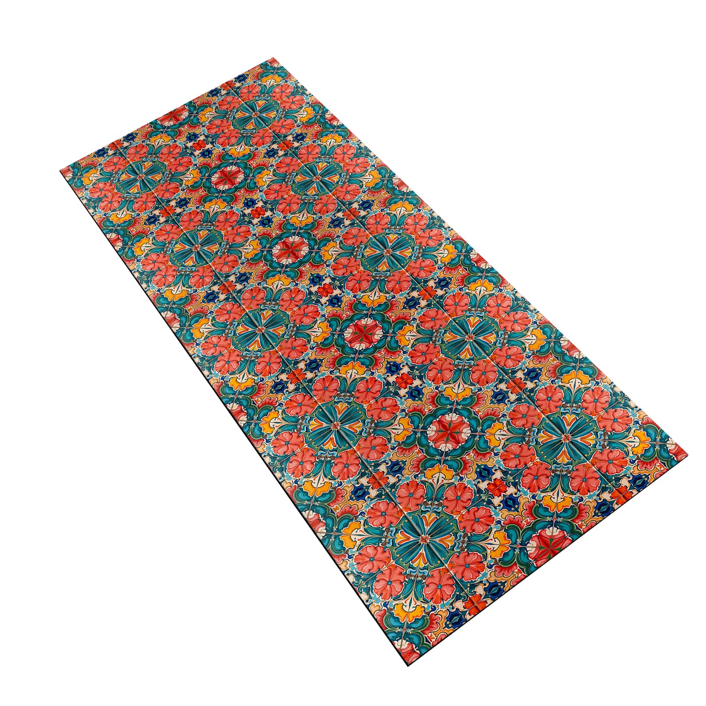 Floral Bohemian Geometry Desk Pad