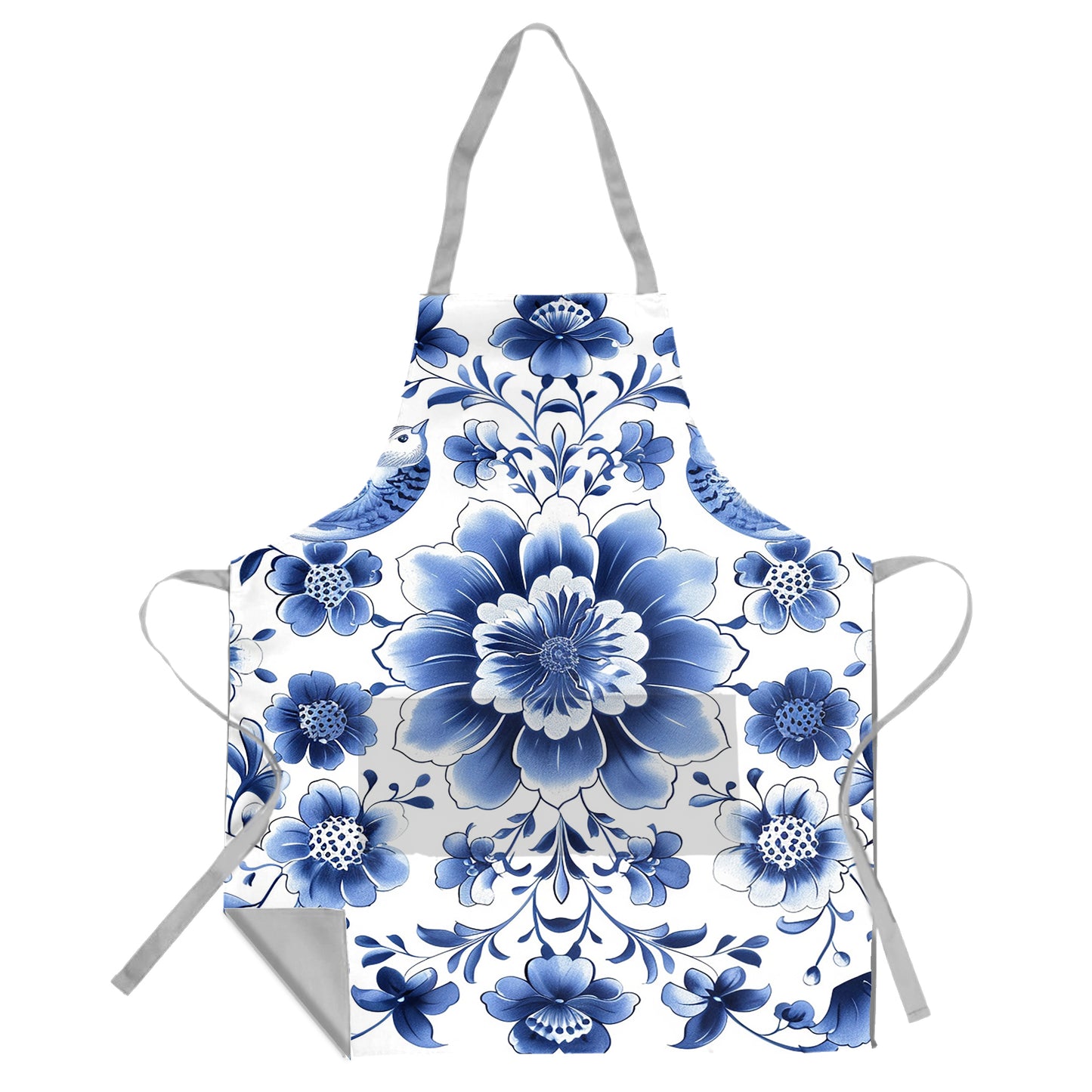 Floral Delft Apron by Mark van Vuuren