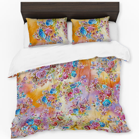 Floral Harmony Duvet Cover Set