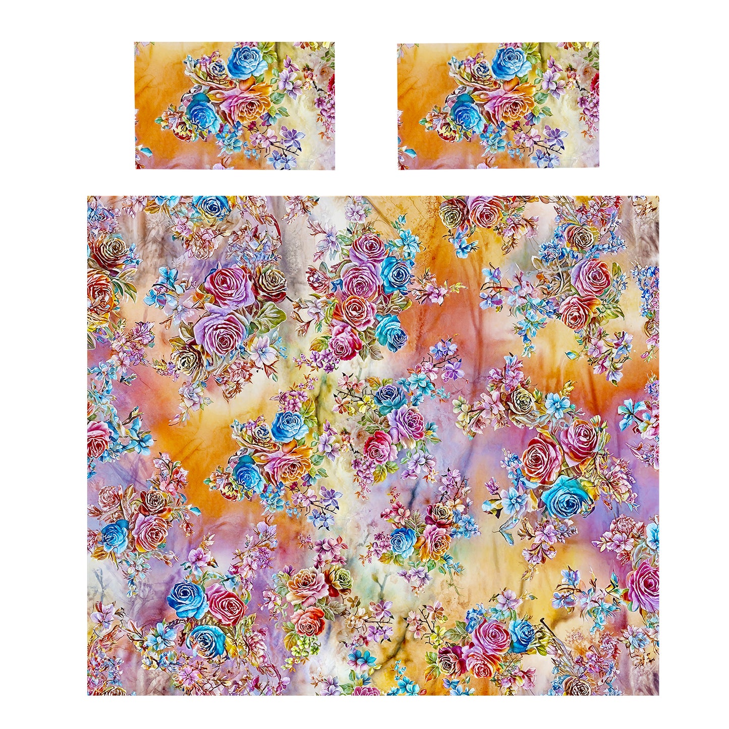 Floral Harmony Duvet Cover Set