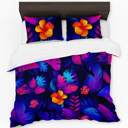 Floral Luminescent Drift Duvet Cover Set