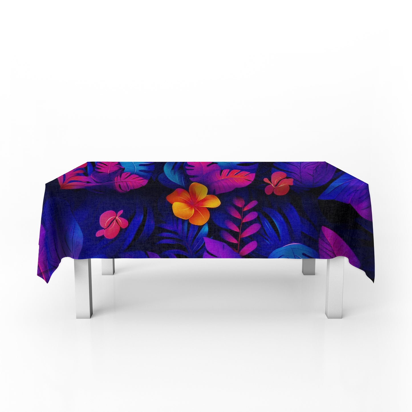 Floral Luminescent Drift Rectangle Tablecloth