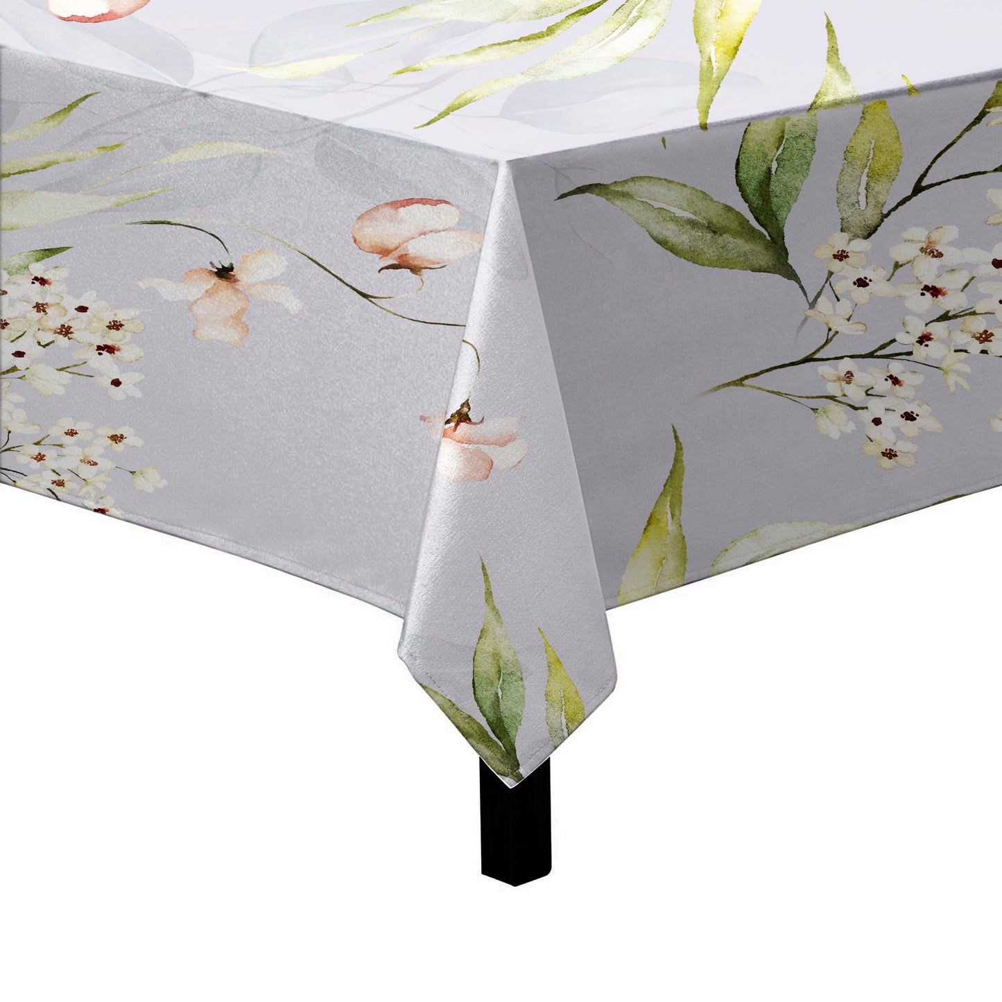 Floral On Lilac Square Tablecloth By Mark Van Vuuren