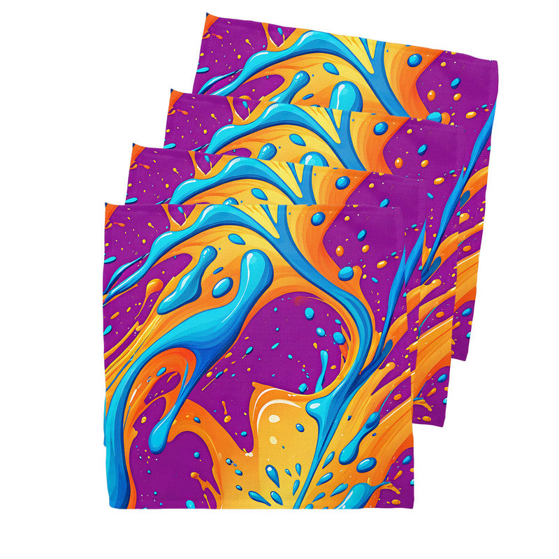 Flourish Flow Purple Napkins