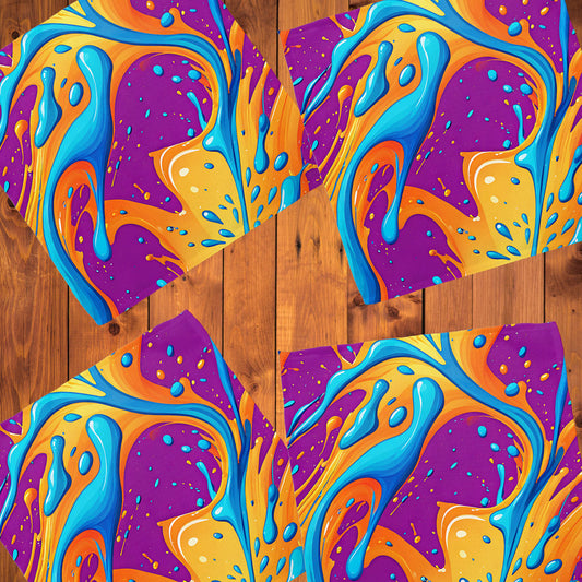 Flourish Flow Purple Napkins