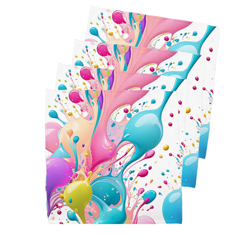 Flourish Flow White Napkins