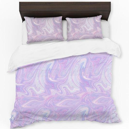 Flowing Lilac Duvet Cover Set