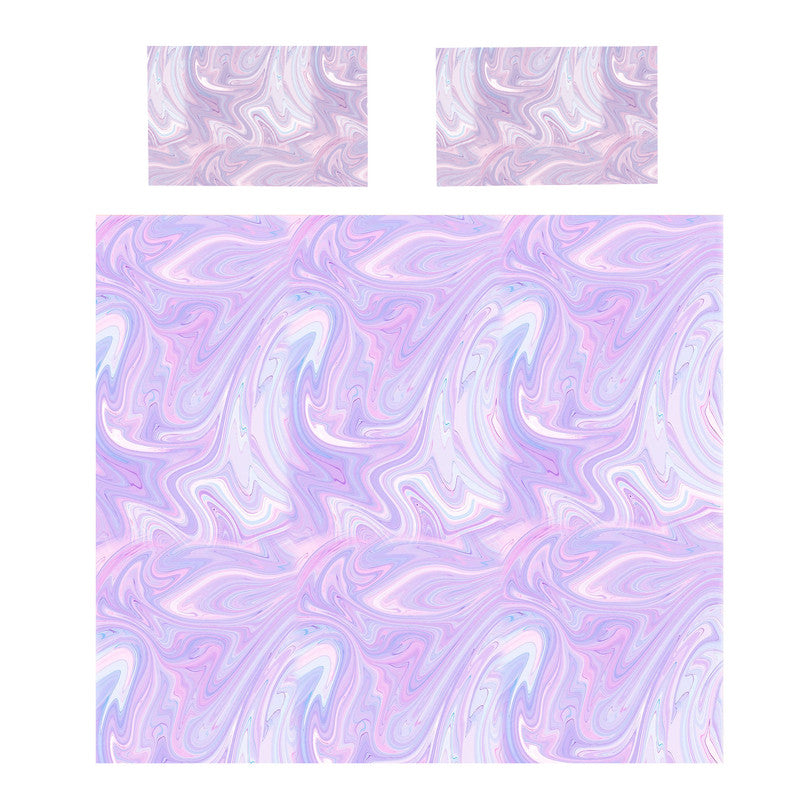 Flowing Lilac Duvet Cover Set
