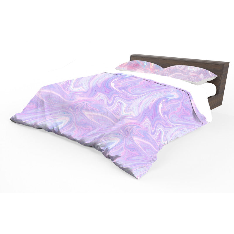 Flowing Lilac Duvet Cover Set
