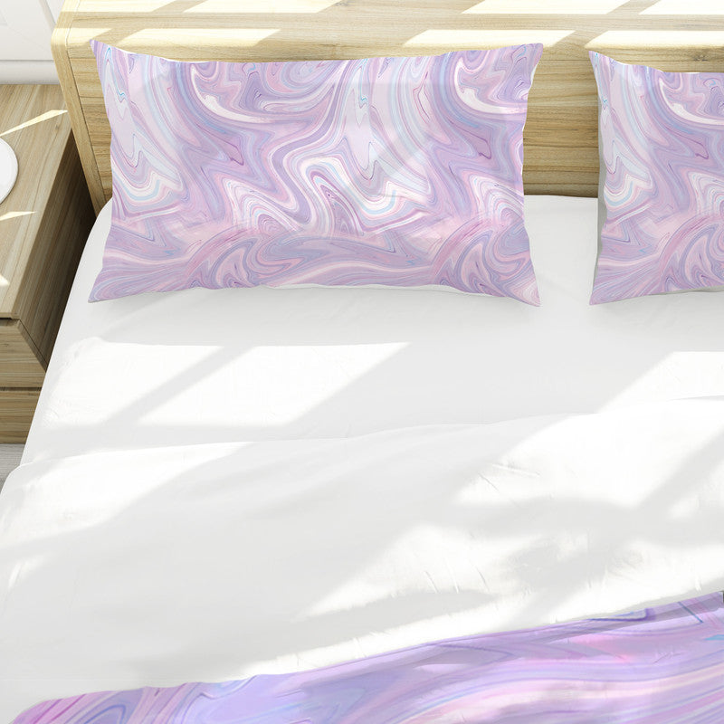 Flowing Lilac Duvet Cover Set