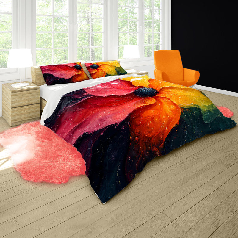 Fluid Florals Duvet Cover Set by Wikus Schalkwyk