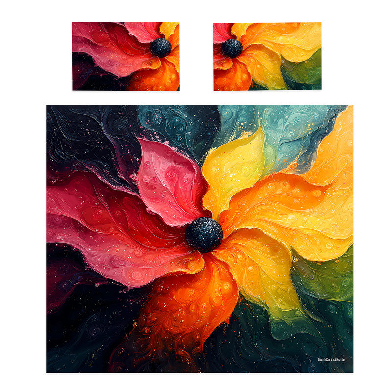 Fluid Florals Duvet Cover Set by Wikus Schalkwyk