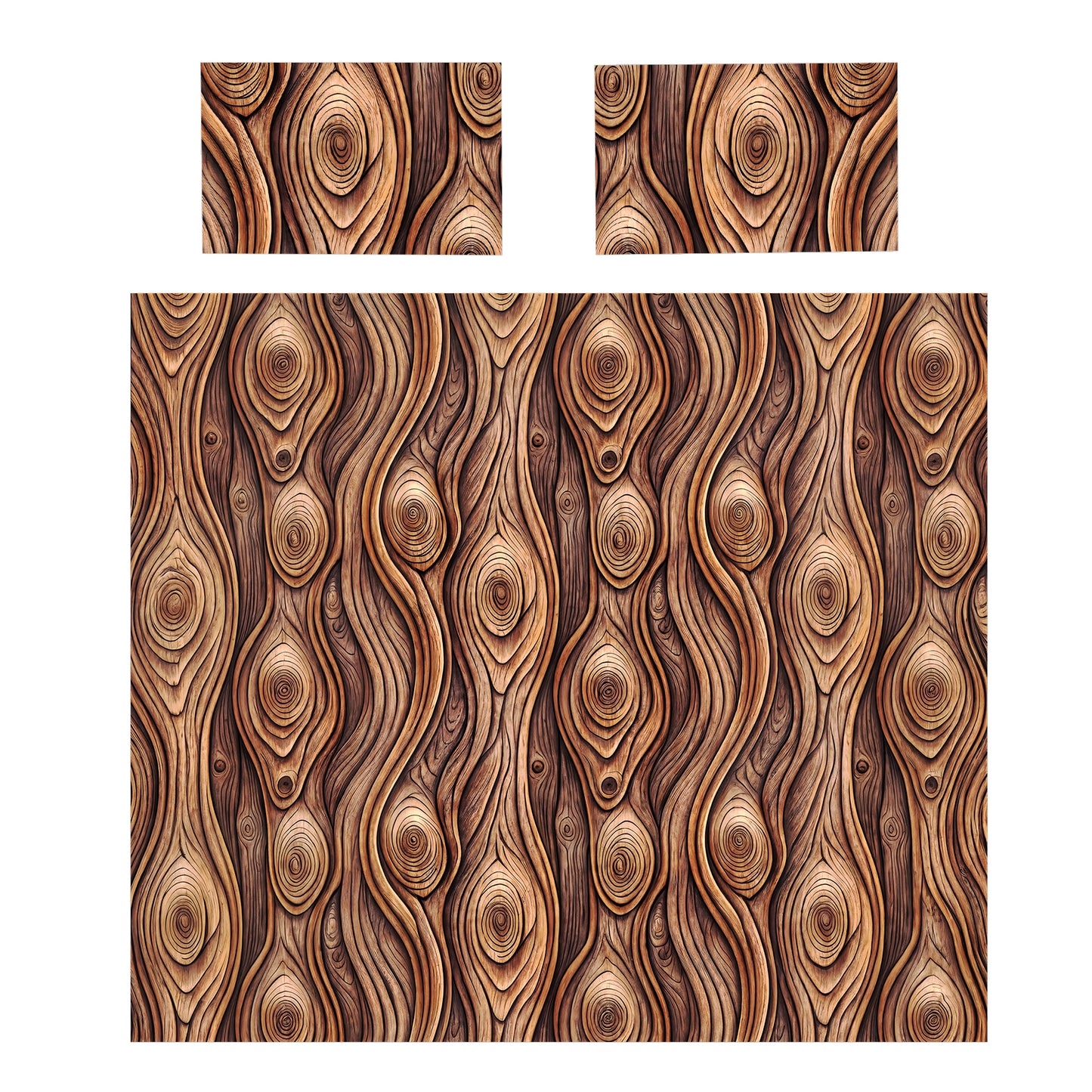 Fluid Hardwood Duvet Cover Set