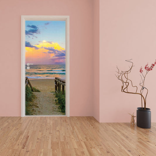 Footpath to the Beach Door Decoupage