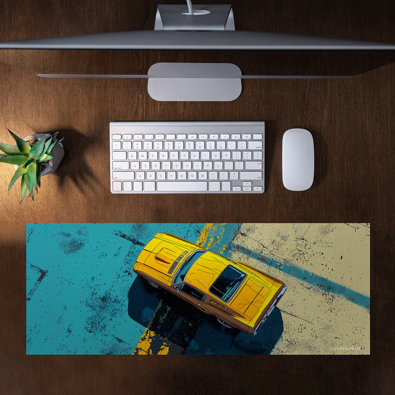 Ford Mustang 1967 Large Desk Pad by Wikus Schalkwyk